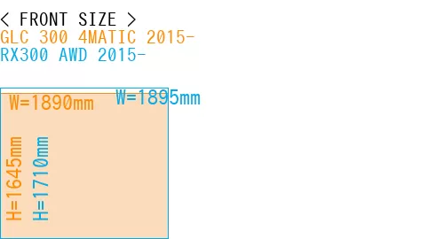 #GLC 300 4MATIC 2015- + RX300 AWD 2015-